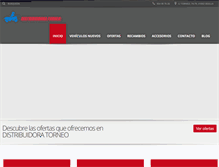 Tablet Screenshot of distribuidoratorneo.com